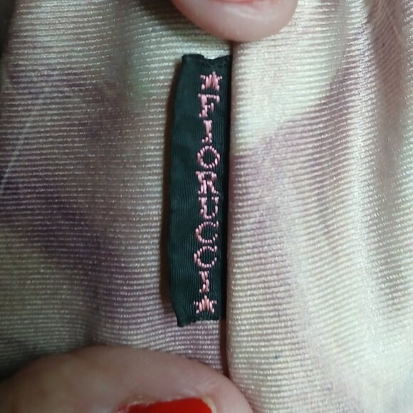 Fiorucci Vintage 1980 Persian Cat Face One Piece Swimsuit Cross Back Straps SzM - Picture 8 of 10